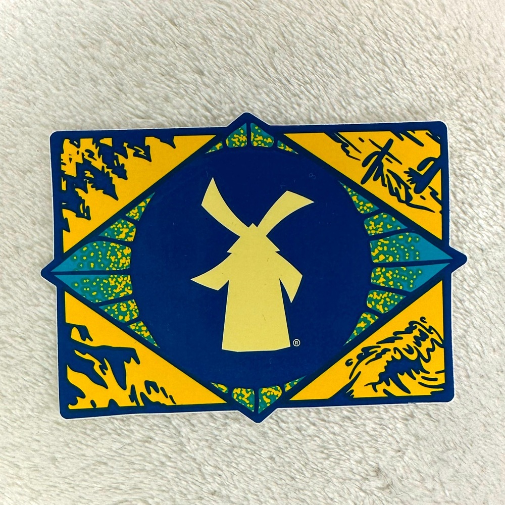 Dutch Bros Coffee Collectable Windmill Sticker